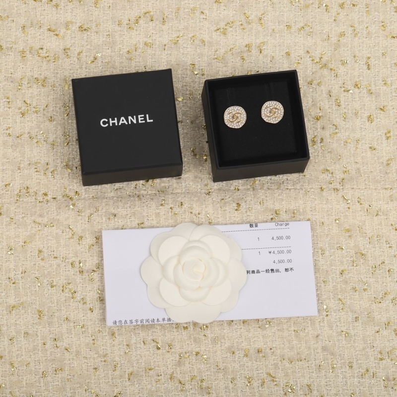 Ch*el earrings